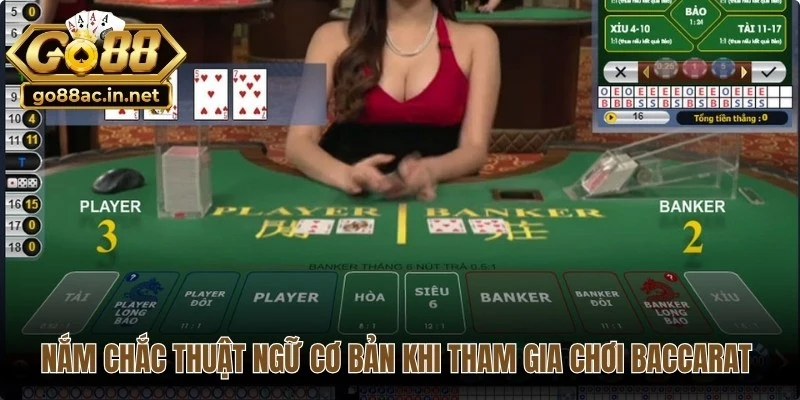 Nắm chắc những thuật ngữ cơ bản khi tham gia chơi Baccarat online